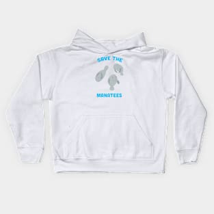 Save the Manatees Kids Hoodie